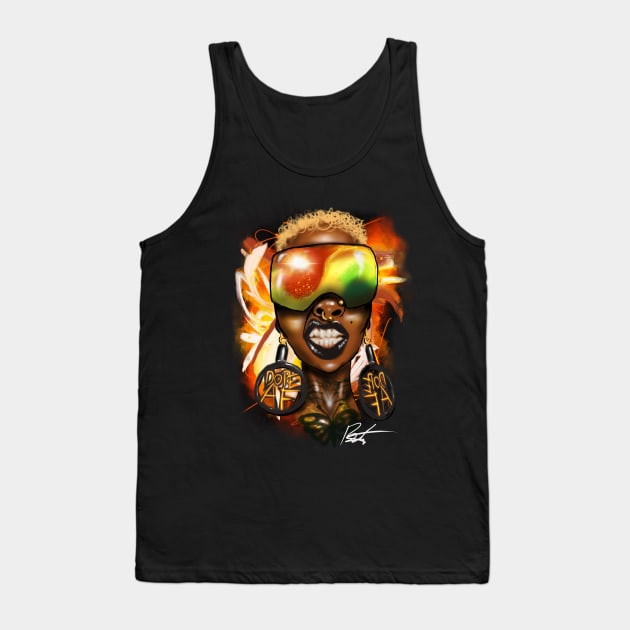 Dope AF Tank Top by Timzartwork